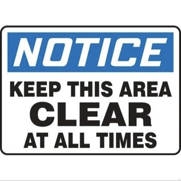 Accuform OSHA NOTICE Safety Sign KEEP THIS MVHR805XV MVHR805XV - main